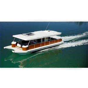 Pontoon Boat Anchored In Paradise PNG Ywg63 PNG