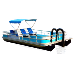 Pontoon Boat On Crystal Clear Waters Png 52 PNG image