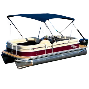Pontoon Boat With Bimini Top PNG Jhp40 PNG