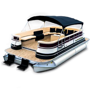 Pontoon Boat With Swivel Chairs PNG Ely