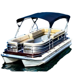 Pontoon Boat With Underwater Lights PNG 06292024