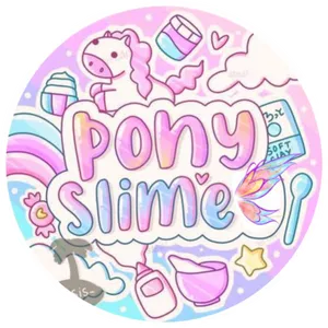 Pony Slime_ Sticker_ Design PNG image