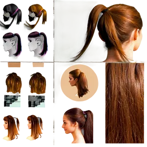 Ponytail A PNG image