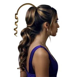 Ponytail For Prom Png Wxj PNG image