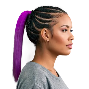 Ponytail With Cuffs PNG 06262024