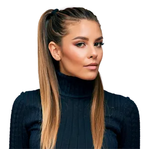 Ponytail With Cuffs PNG Tpe