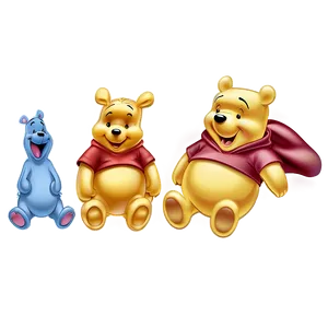 Pooh And Friends Png 06202024 PNG image