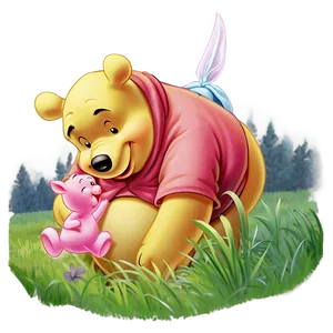 Pooh And Piglet Png Sqx PNG image