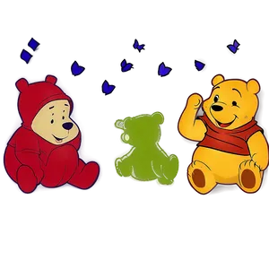 Pooh Bear And Lumpy Png Edh PNG image