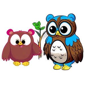 Pooh Bear And Owl PNG Klk PNG
