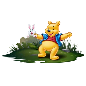 Pooh Bear And Rabbit PNG Kxj57 PNG