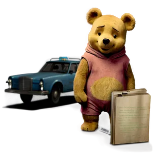 Pooh Bear As A Detective Png 88 PNG image