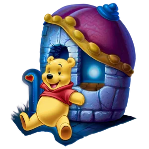 Pooh Bear At Night Png Qtk PNG image