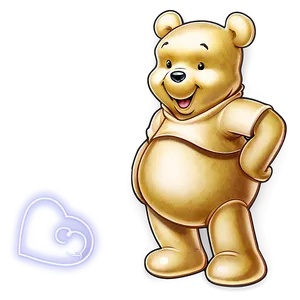 Pooh Bear In Love Png 06202024 PNG image