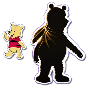 Pooh Bear Silhouette Png 57 PNG image