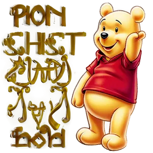 Pooh In Red Shirt Png 59 PNG image