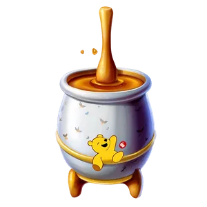 Pooh's Honey Pot Png 64 PNG image