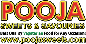 Pooja Sweetsand Savouries Logo PNG image