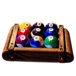 Pool Balls In Rack PNG Ork77 PNG