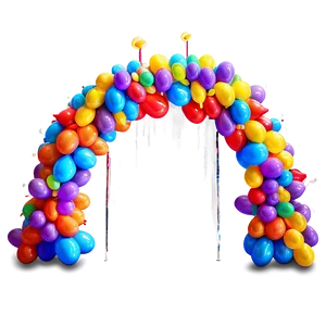 Pool Party Balloon Arch PNG Kpf46 PNG