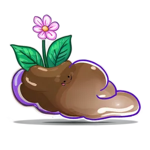 Poop With Flowers Png 05232024 PNG image