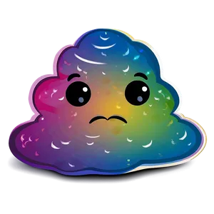 Poop With Rainbow Png 6 PNG image