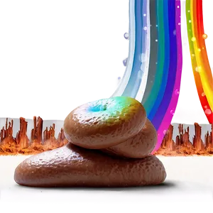 Poop With Rainbow Png 81 PNG image