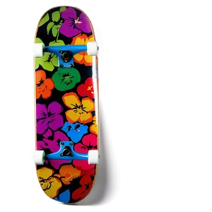 Pop Art Skateboard Deck Png 06282024 PNG image