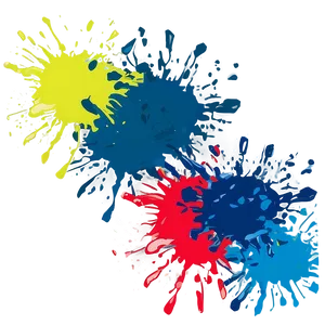 Pop Art Splatter Paint PNG Ald PNG