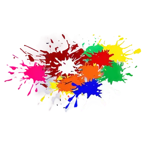 Pop Art Splatter Paint PNG Dmy86 PNG