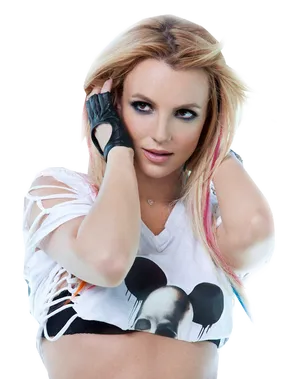 Pop Starin Mickey Mouse Shirt PNG image