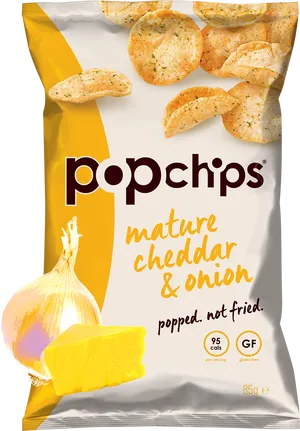 Popchips Mature Cheddarand Onion PNG