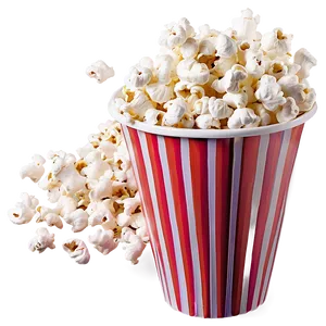 Popcorn Bucket Filled To The Brim PNG 06132024