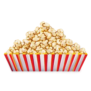 Popcorn Outline PNG 05042024 PNG