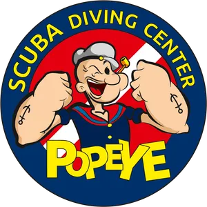 Popeye Scuba Diving Center Logo PNG image