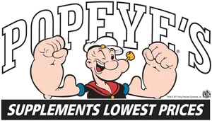 Popeye Supplements Advertisement PNG image