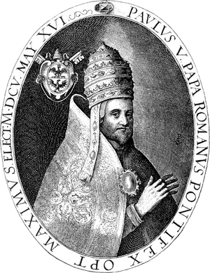 Popeyeas Pope Paul V Medallion PNG image
