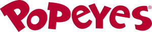 Popeyes Logo Red Background PNG