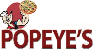 Popeyes Pizza Kebab House Logo PNG