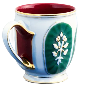 Porcelain Tea Cup Elegance PNG 05252024