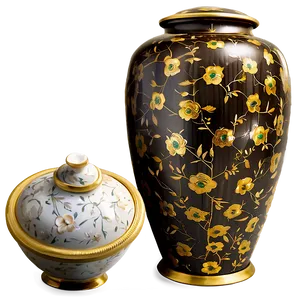 Porcelain Urn PNG 06132024
