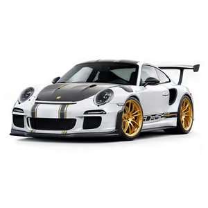 Porsche 911 Gt3 Rs With Custom Rims PNG Bra4