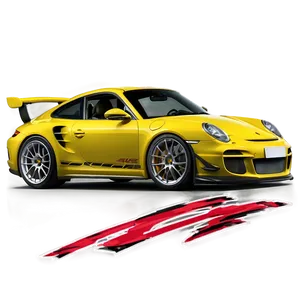 Porsche 911 Gt3 Rs With Custom Rims PNG Mis