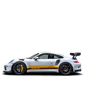 Porsche 911 Gt3 Rs With Racing Stripes PNG 06292024