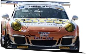 Porsche Race Car Action PNG image