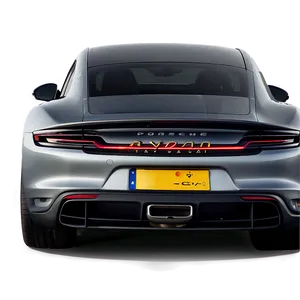 Porsche Taycan Rear Look Png 06292024 PNG image