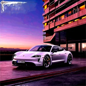 Porsche Taycan Road Presence PNG 45
