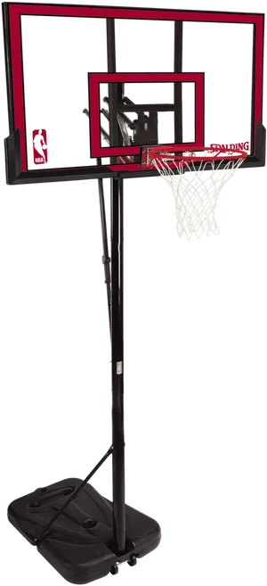 Portable Basketball System Isolated PNG image