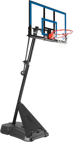 Portable Basketball System Spalding PNG