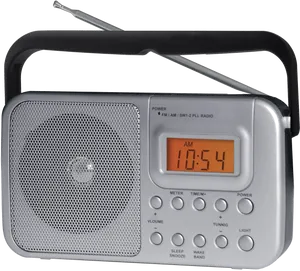 Portable Digital A M F M Radio PNG image